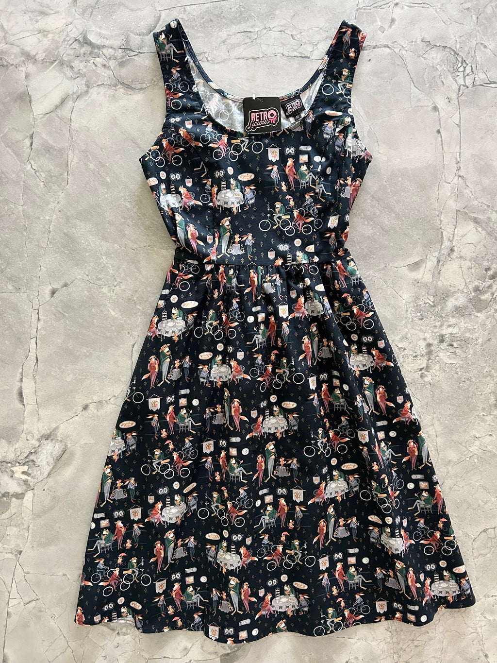 Dapper Fit & Flare Dress - XS only