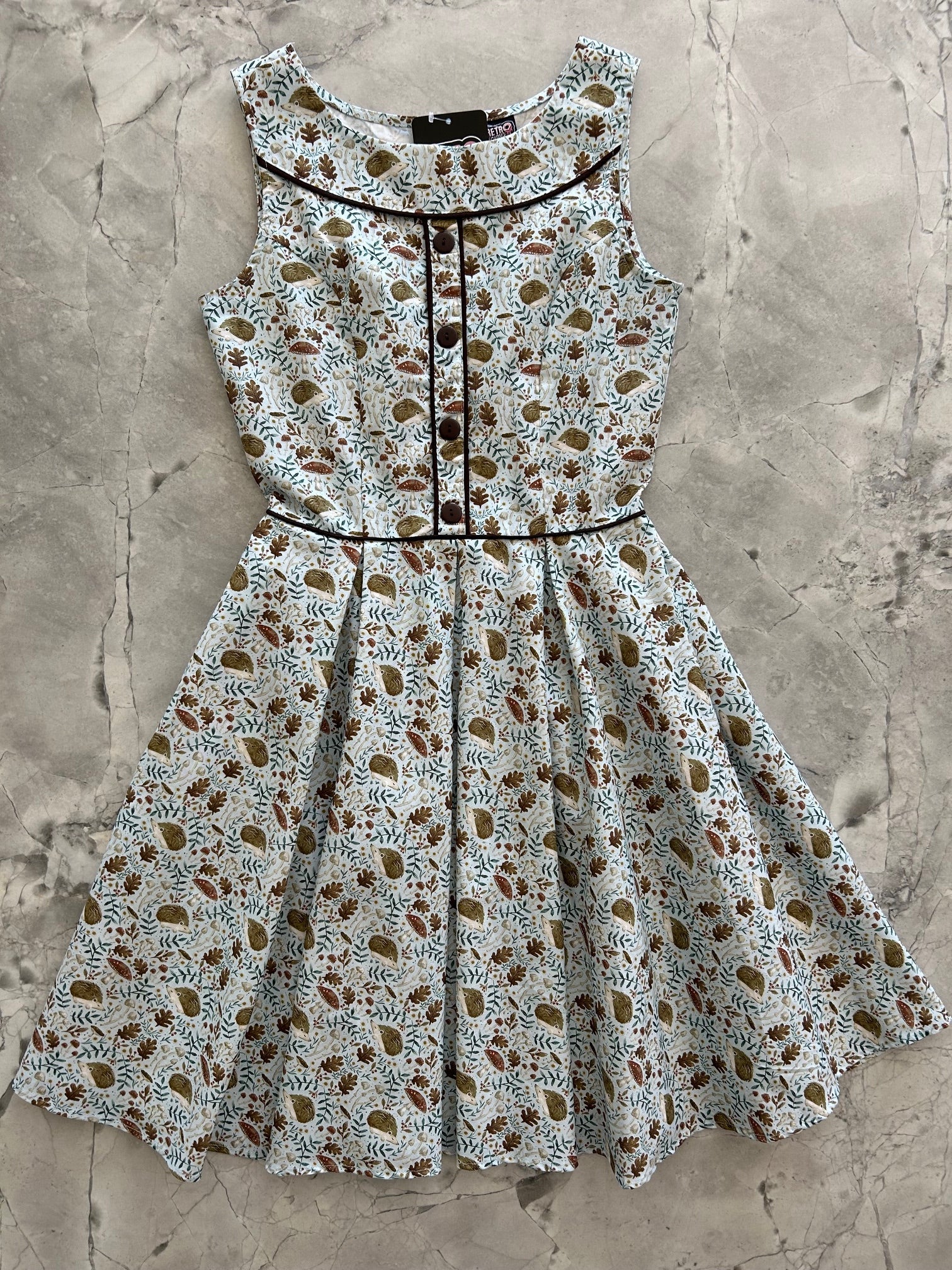Elizabeth Dress in Hedgehogs