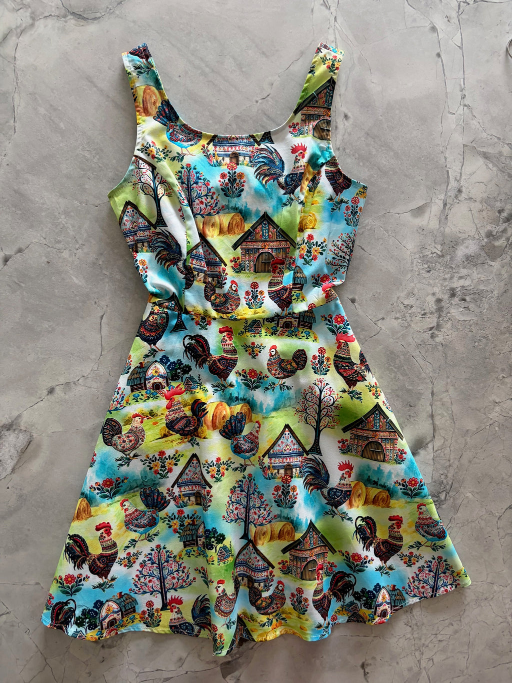 Farm Skater Dress