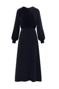 Crepe Button Dress