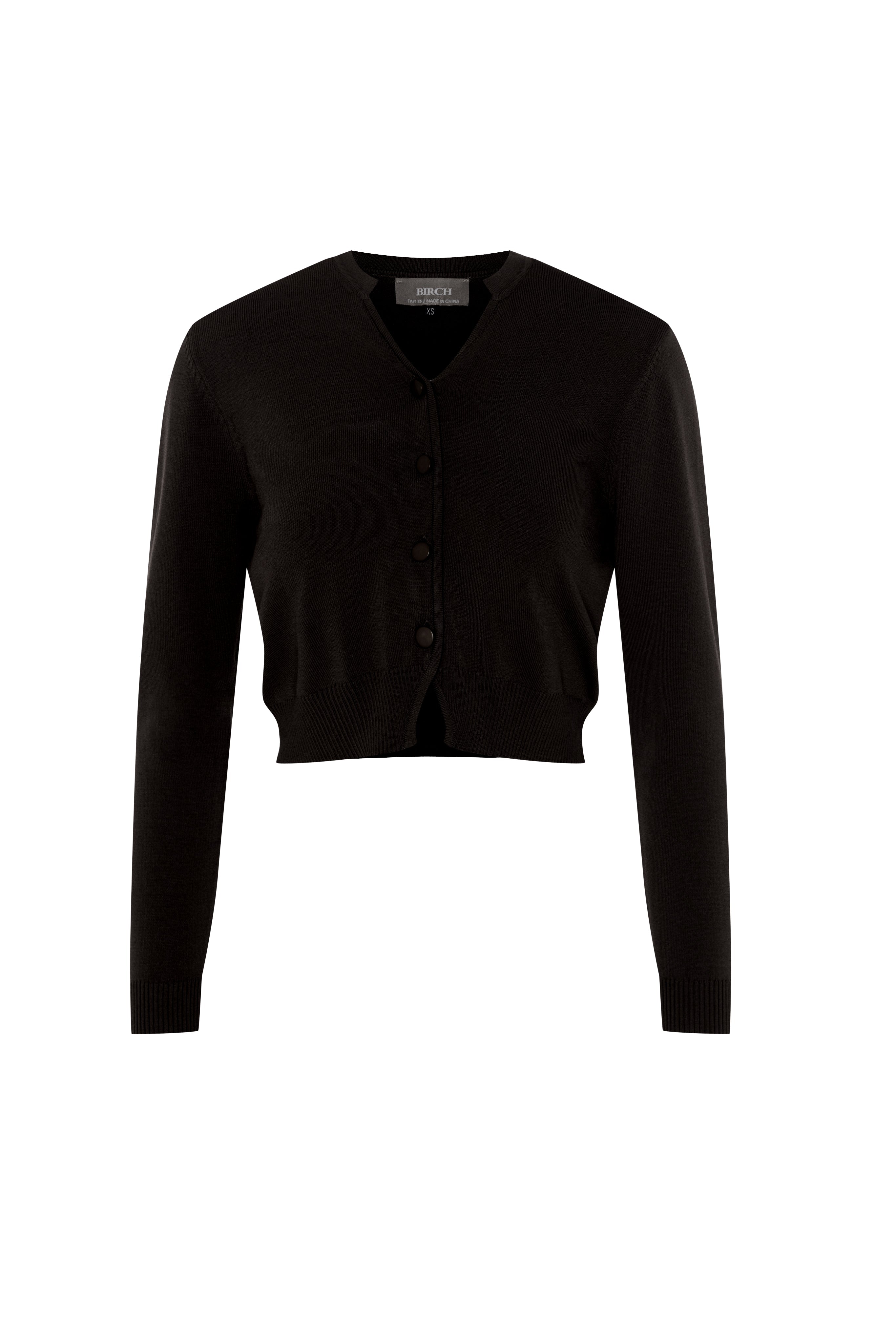 Cropped Open Knit Cardigan