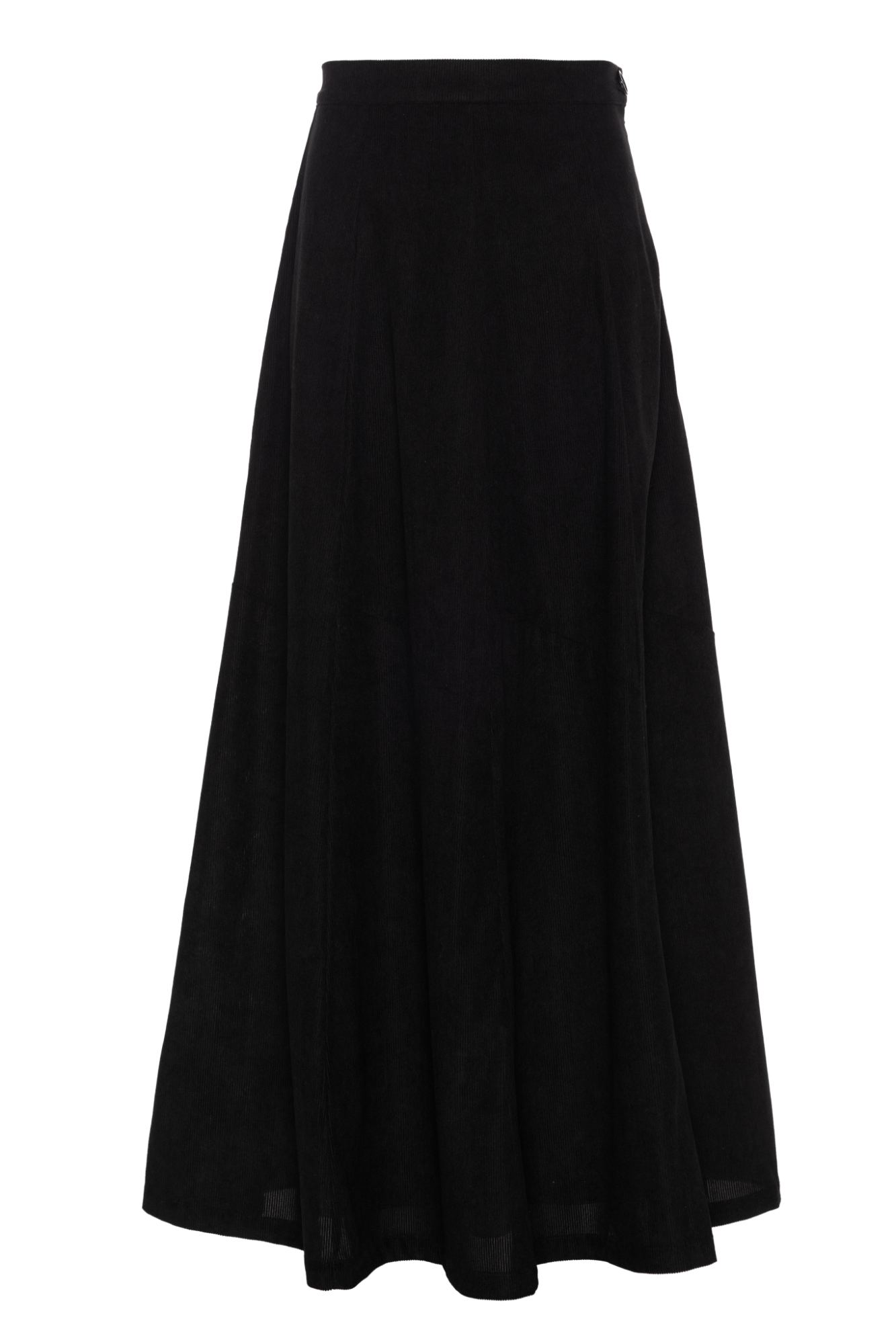 Midi Corduroy Burst Pleated Skirt