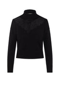 Cropped Knit Turtle Neck