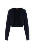 Cropped Knit Open Bolero
