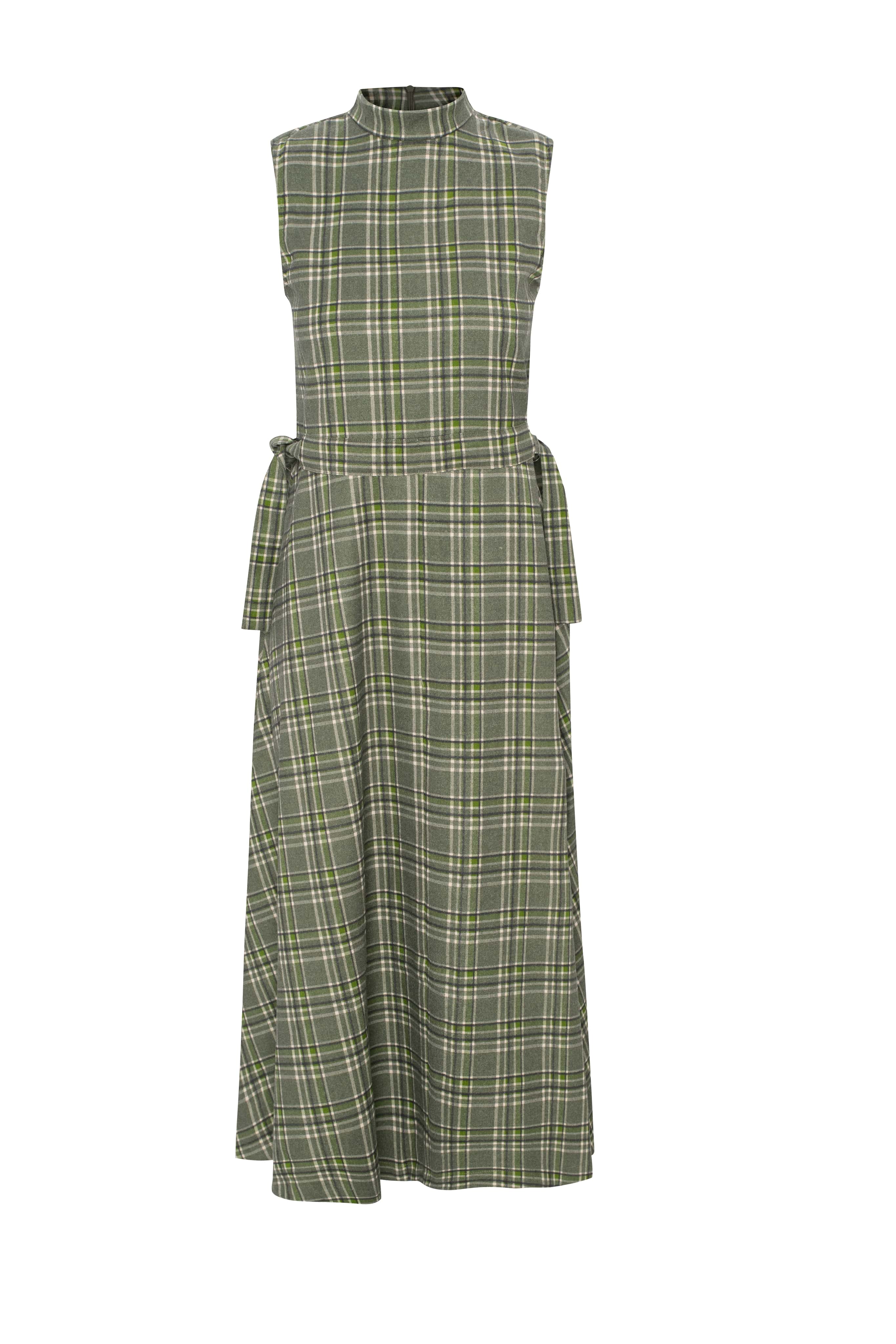 Plaid Belt Jumper