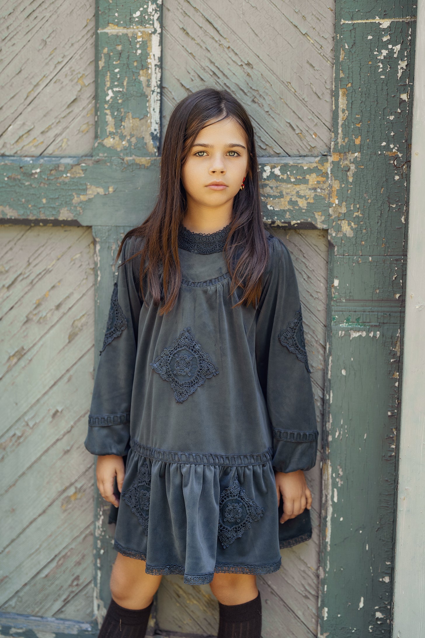 Velvet Lace Dress