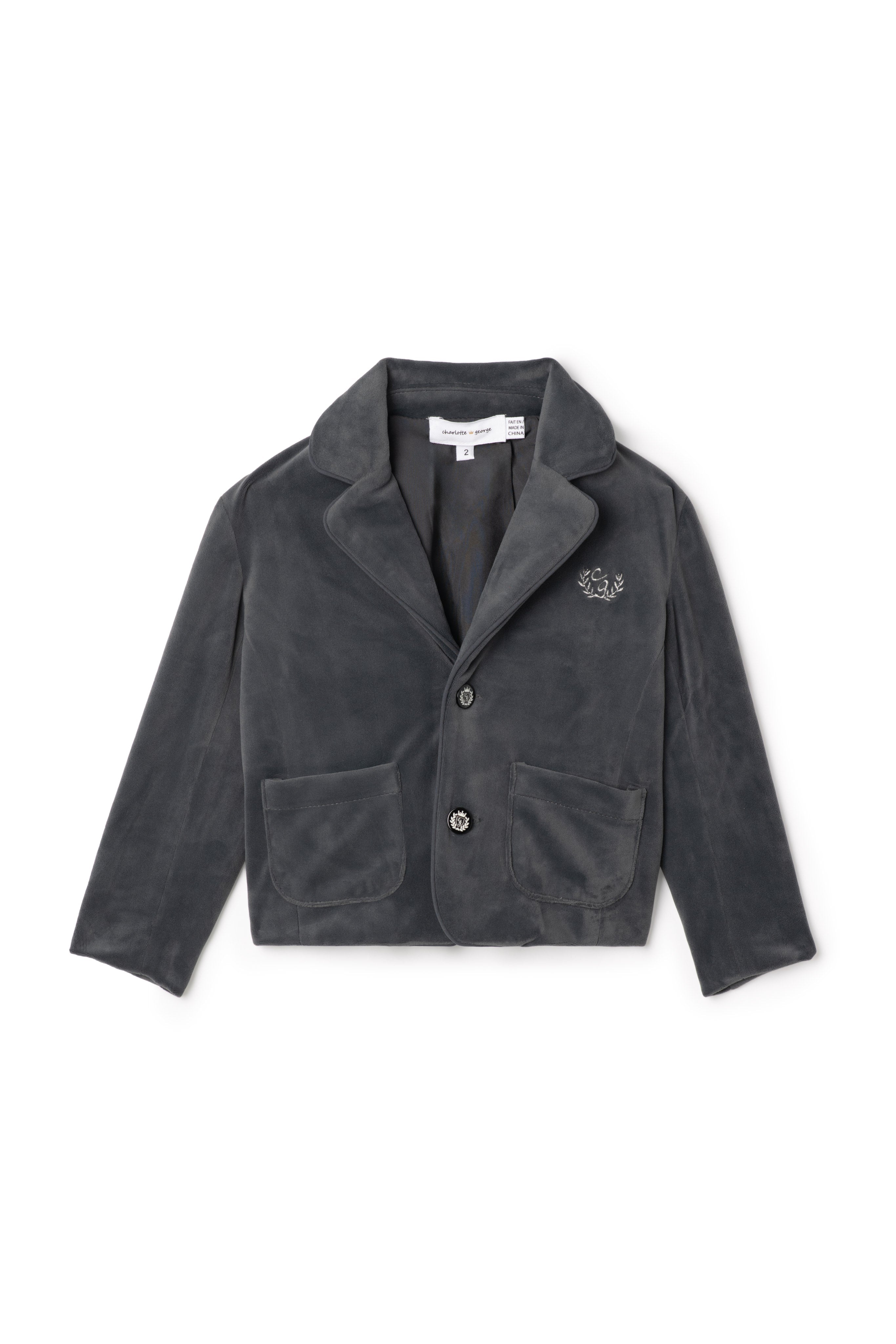 Crest Embroidered Jacket