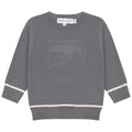 Embossed Crest Sweater
