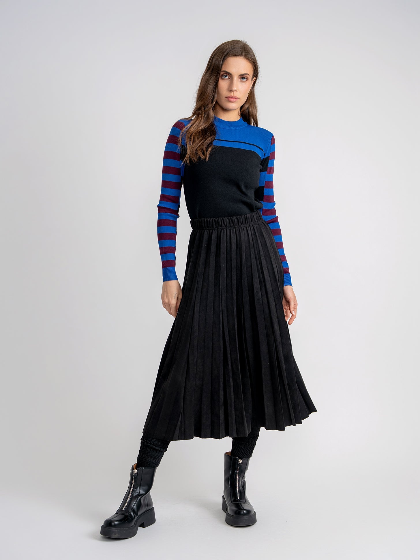 Stripe knit Sweater