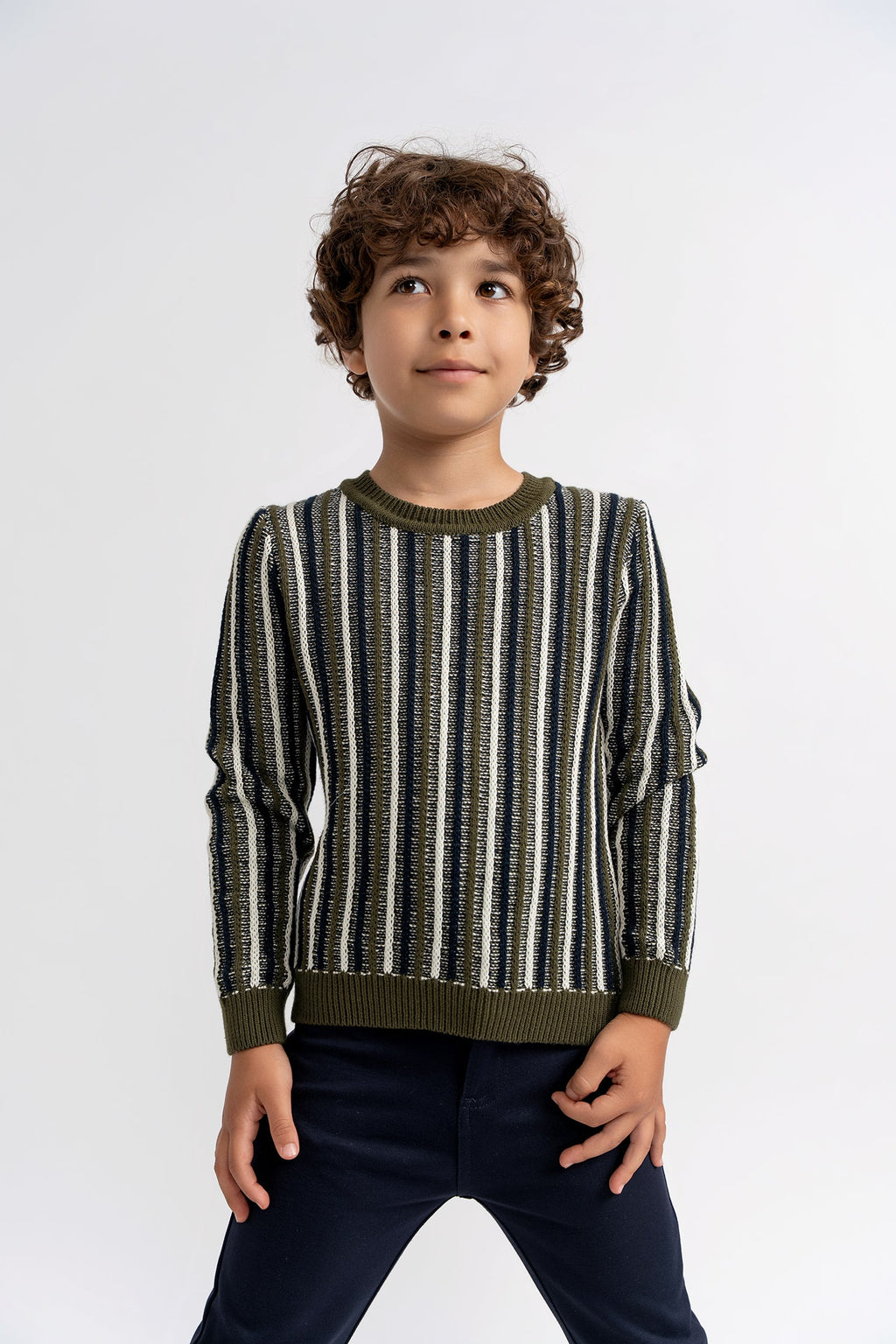 Stripped Knit Sweater