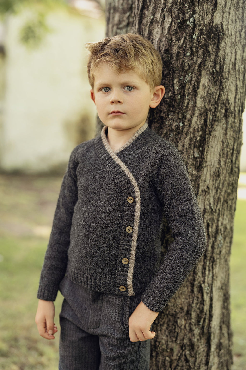 Knit Wrap Sweater
