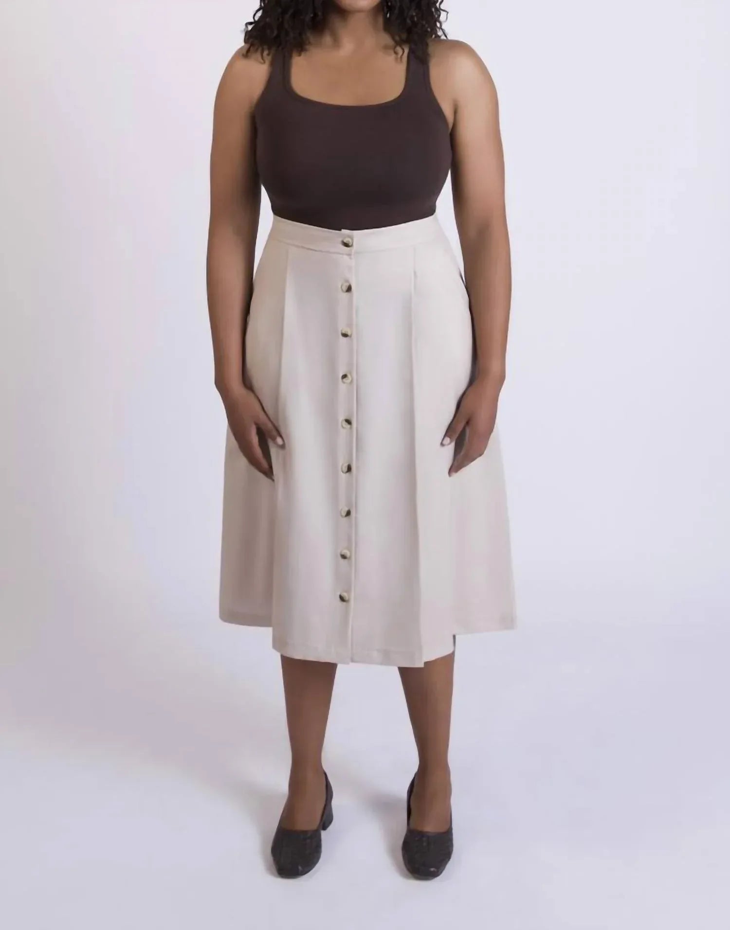 The Wool Midi Skirt