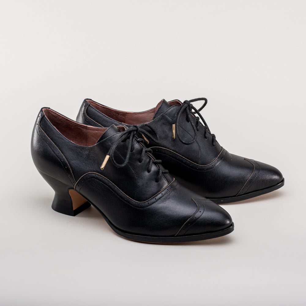 Londoner Edwardian Oxfords (Black)